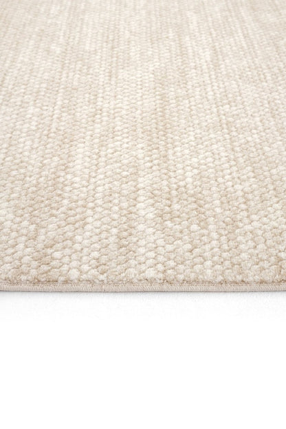 Evdeco Alya 9505 Bej Bukle Görünümlü Salon Dokuma Makine Halısı - Bej - Evdeco