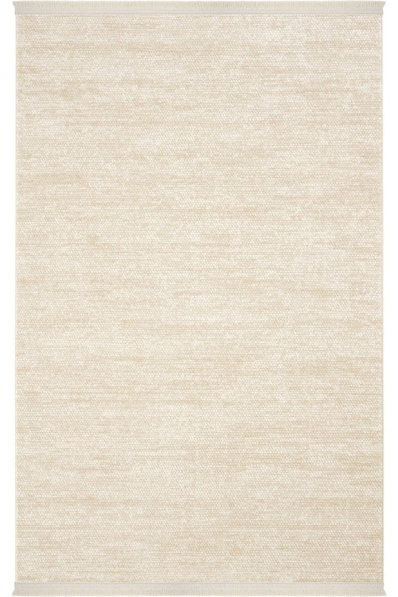 Evdeco Alya 9505 Bej Bukle Görünümlü Salon Dokuma Makine Halısı - Bej - Evdeco