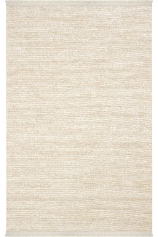 Evdeco Alya 9505 Bej Bukle Görünümlü Salon Dokuma Makine Halısı - Bej - Evdeco