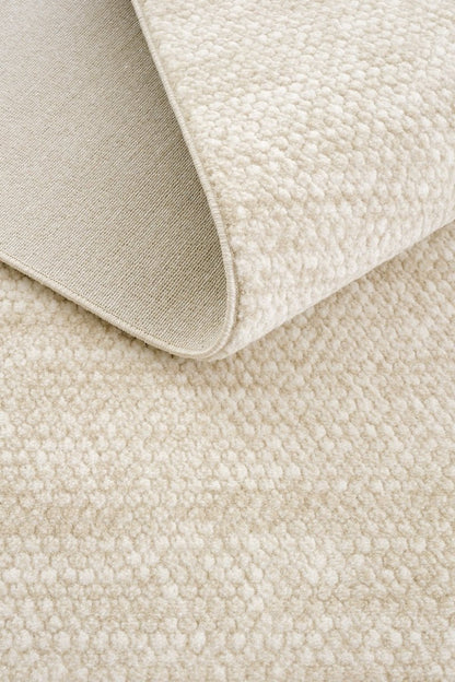 Evdeco Alya 9505 Bej Bukle Görünümlü Salon Dokuma Makine Halısı - Bej - Evdeco