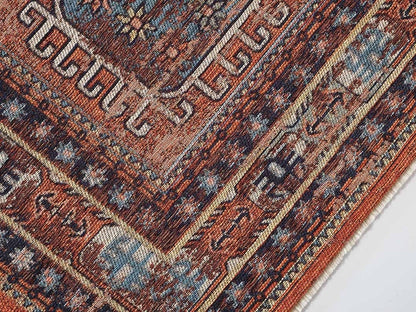 Evdeco Anatolia 15911 Kiremit Afgan Halısı - Kiremit - Evdeco