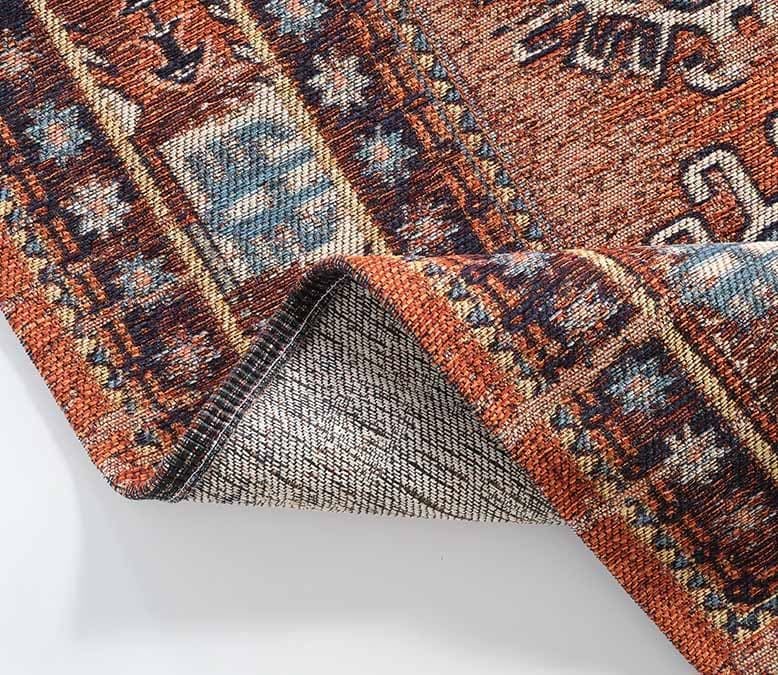 Evdeco Anatolia 15911 Kiremit Afgan Halısı - Kiremit - Evdeco