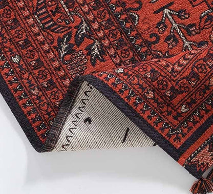 Evdeco Anatolia 15914 Kırmızı Afgan Halı - Kırmızı - Evdeco