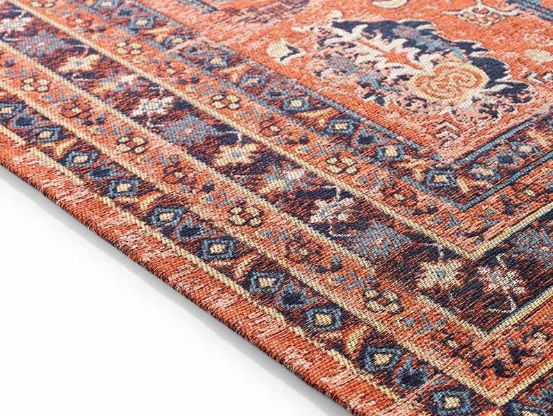 Evdeco Anatolia 15915 Kiremit Afgan Halı - Kiremit - Evdeco