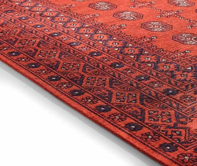 Evdeco Anatolia 15916 Kırmızı Afgan Halı - Kırmızı - Evdeco