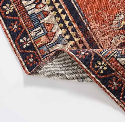 Evdeco Anatolia 15917 Kiremit Afgan Halı - Kiremit - Evdeco