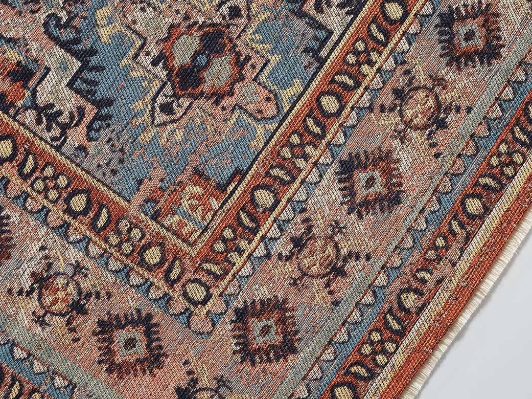 Evdeco Anatolia 15918 Mavi Afgan Halı - Mavi - Evdeco