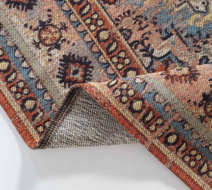 Evdeco Anatolia 15918 Mavi Afgan Halı - Mavi - Evdeco