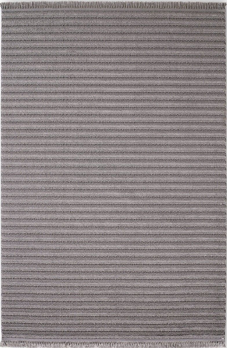 Evdeco Cozy 16666 Gri Halı - Gri - Evdeco