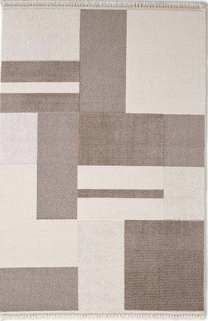 Evdeco Cozy 16827 Bej Halı - Bej - Evdeco