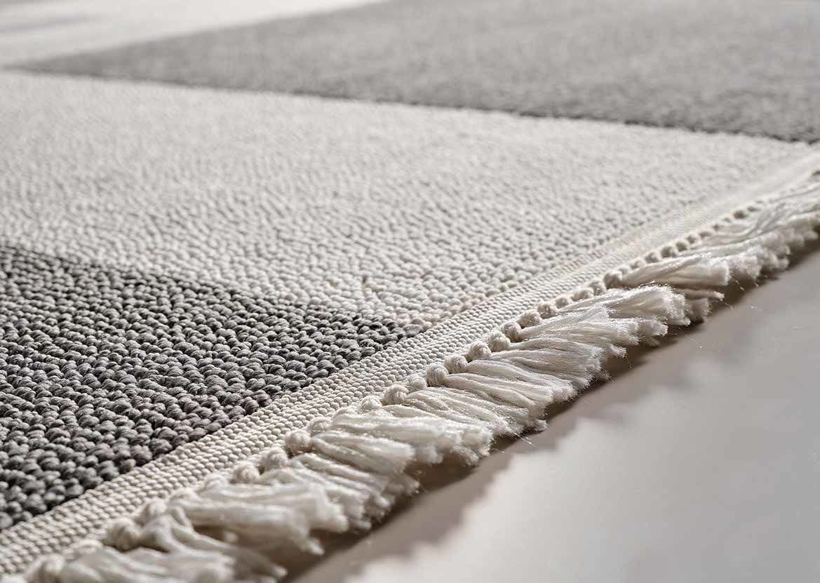 Evdeco Cozy 16827 Gri Halı - Gri - Evdeco