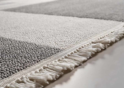 Evdeco Cozy 16827 Gri Halı - Gri - Evdeco