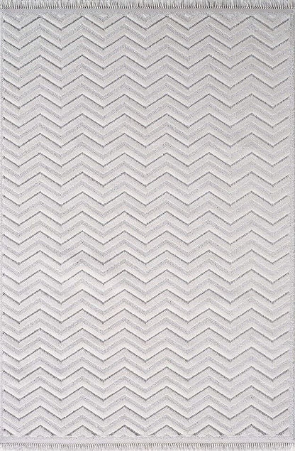 Evdeco Cozy 16884 Krem Halı - Krem - Evdeco