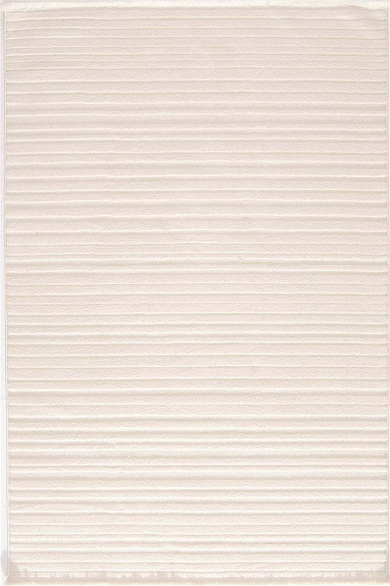 Evdeco Elizya 3101 Krem Modern Kesme Yolluk Halı - Krem - Evdeco