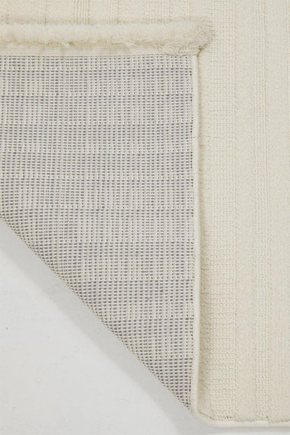 Evdeco Elizya 3101 Krem Modern Kesme Yolluk Halı - Krem - Evdeco