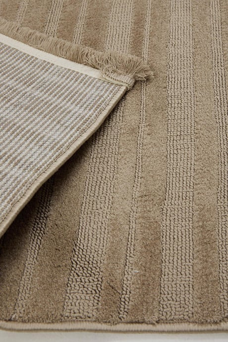 Evdeco Elizya 3102 Vizon Modern Kesme Yolluk Halı - Vizon - Evdeco