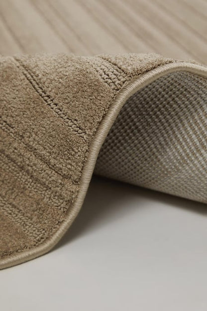 Evdeco Elizya 3102 Vizon Modern Kesme Yolluk Halı - Vizon - Evdeco