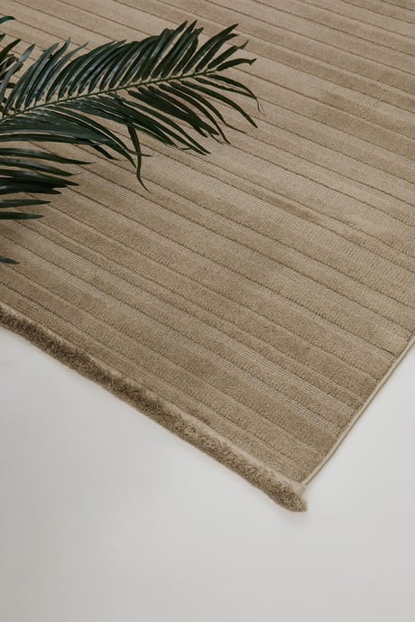 Evdeco Elizya 3102 Vizon Modern Kesme Yolluk Halı - Vizon - Evdeco