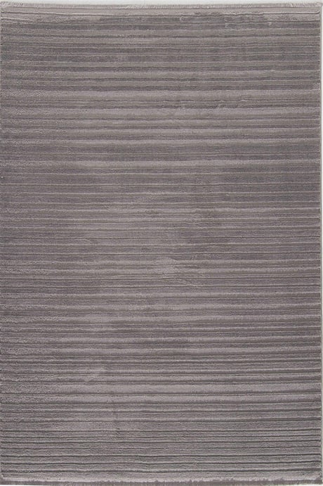 Evdeco Elizya 3103 Gri Modern Kesme Yolluk Halı - Gri - Evdeco