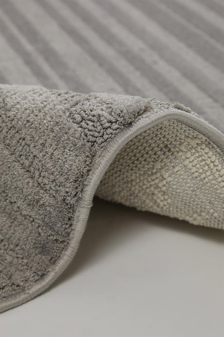 Evdeco Elizya 3103 Gri Modern Kesme Yolluk Halı - Gri - Evdeco