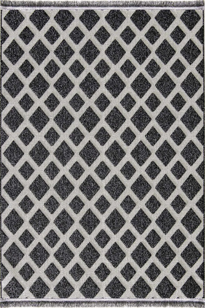 Seka Halı Tina 7508 Antrasit Yumuşak Tuşeli Kesme Halı