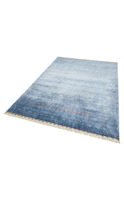 Seka Halı Heriz 06 Blue Uşak El Dokuma Özel Tezgah Halısı