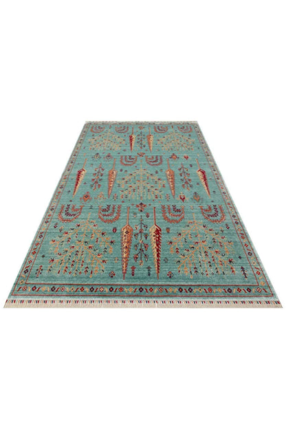 Seka Halı Heriz 22 Turquoise Uşak El Dokuma Özel Tezgah Halısı
