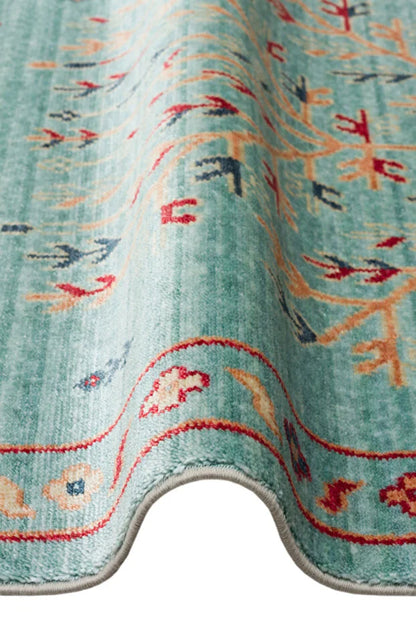Seka Halı Heriz 22 Turquoise Uşak El Dokuma Özel Tezgah Halısı