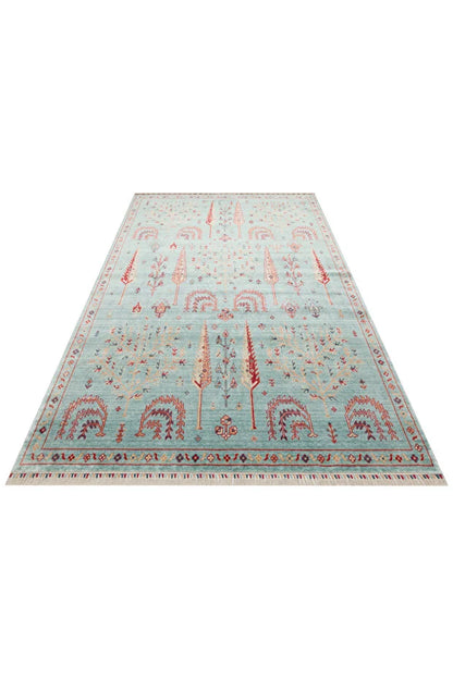 Seka Halı Heriz 22 Turquoise Uşak El Dokuma Özel Tezgah Halısı