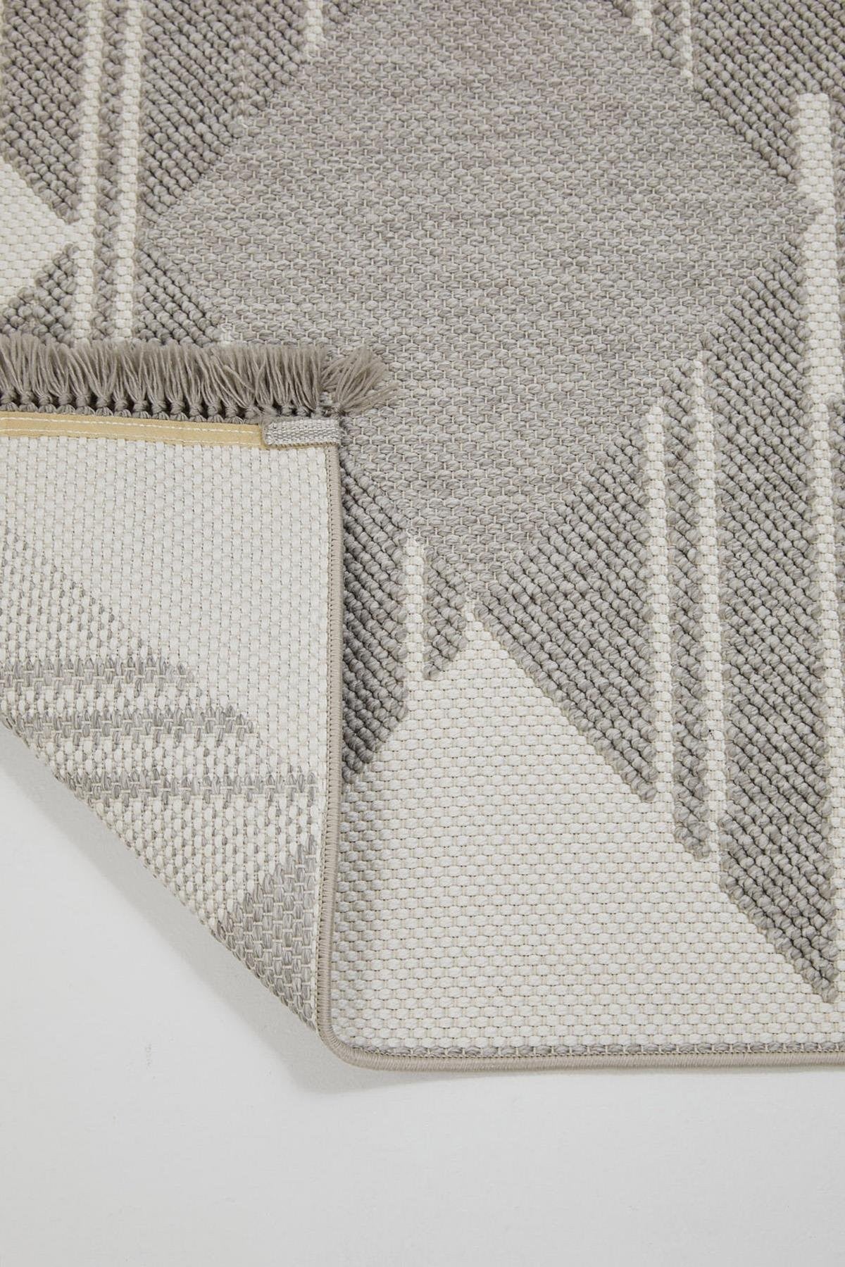 Evdeco Vena 1458 Gri Yumuşak ve Parlak Tuşeli Kesme Halı