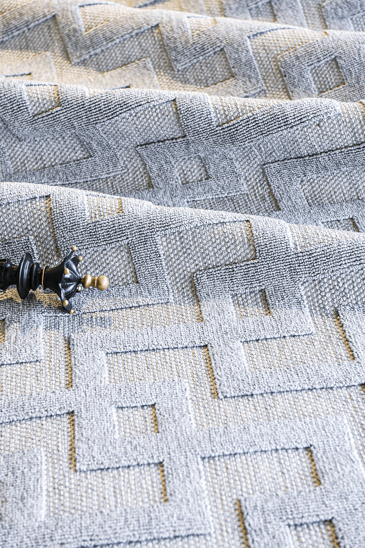 Seka Halı Tina 7509 Gri Yumuşak Tuşeli Kesme Halı