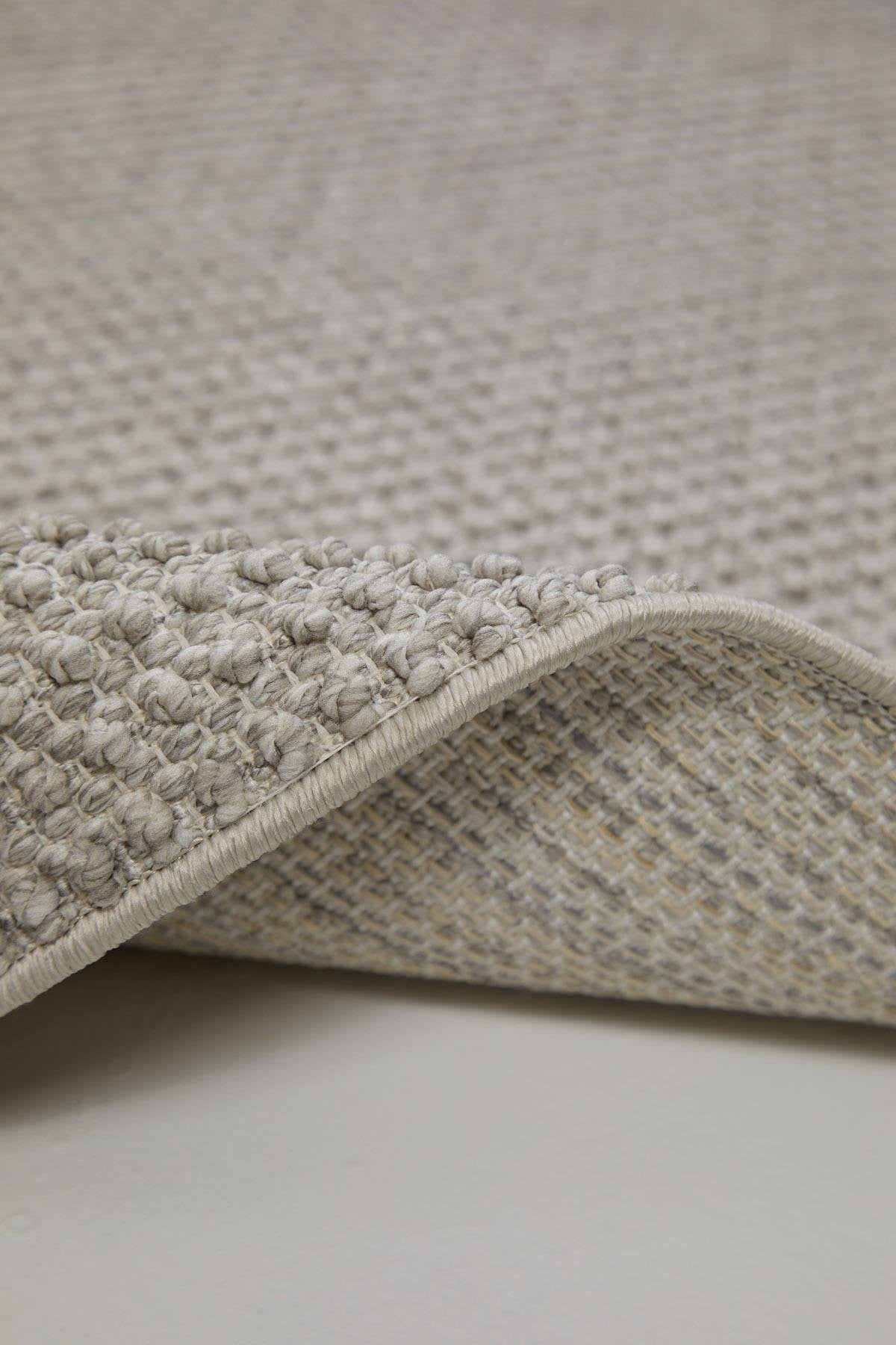 Evdeco Vena 1453 Gri Yumuşak ve Parlak Tuşeli Kesme Halı