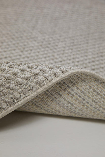 Evdeco Vena 1453 Gri Yumuşak ve Parlak Tuşeli Kesme Halı