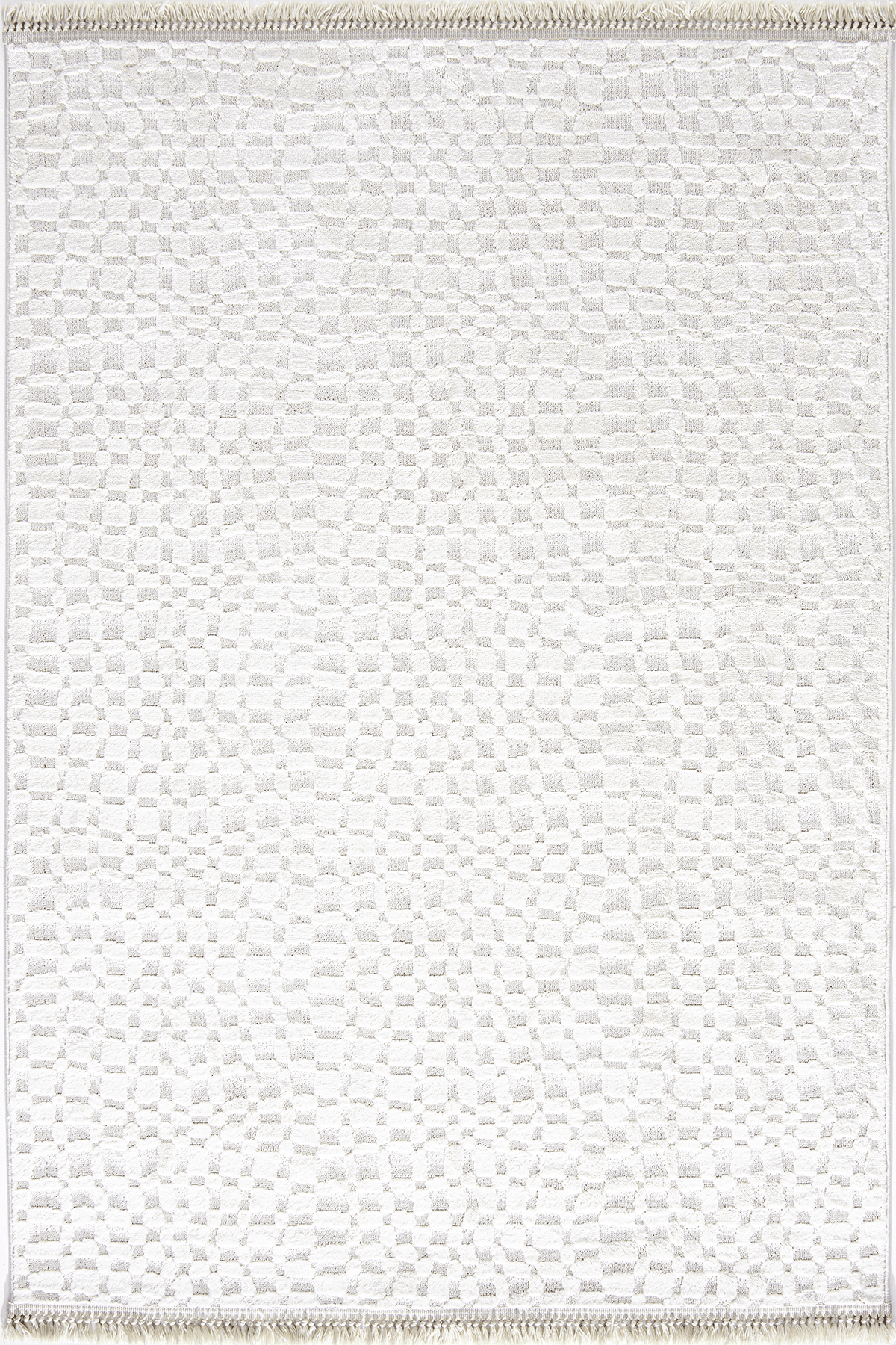 Evdeco Pera 7802 Krem Yumuşak Dokulu Modern Salon Halısı