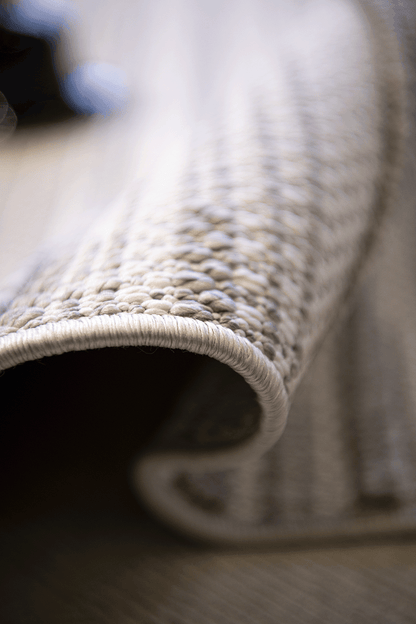 Evdeco Vena 1457 Gri Yumuşak ve Parlak Tuşeli Kesme Halı