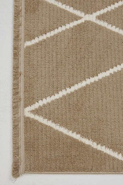 Evdeco Violet 3608 Vizon Yumuşak Dokulu Modern Salon Halısı