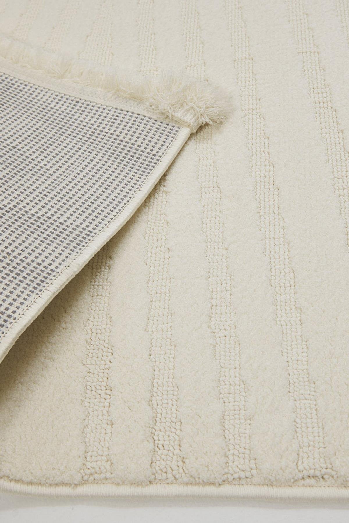 Seka Halı Elizya 3105 Krem Modern Kesme Yolluk Halı