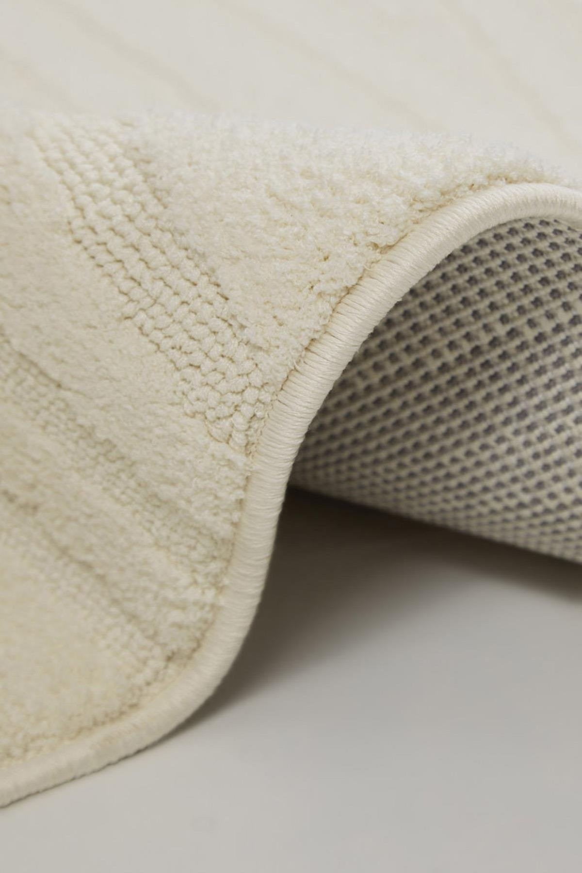 Seka Halı Elizya 3105 Krem Modern Kesme Yolluk Halı