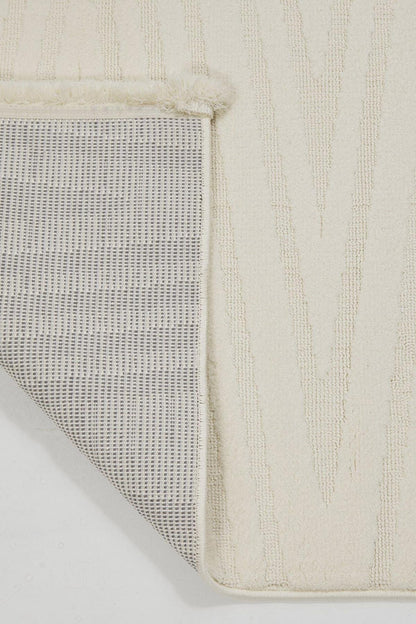 Seka Halı Elizya 3105 Krem Modern Kesme Yolluk Halı