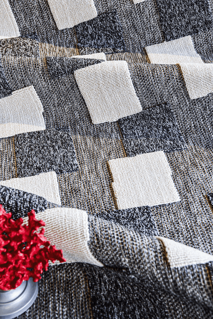 Evdeco Tina 7513 Antrasit Yumuşak Tuşeli Kesme Halı