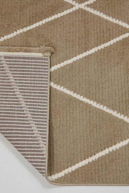 Evdeco Violet 3608 Vizon Yumuşak Dokulu Modern Salon Halısı