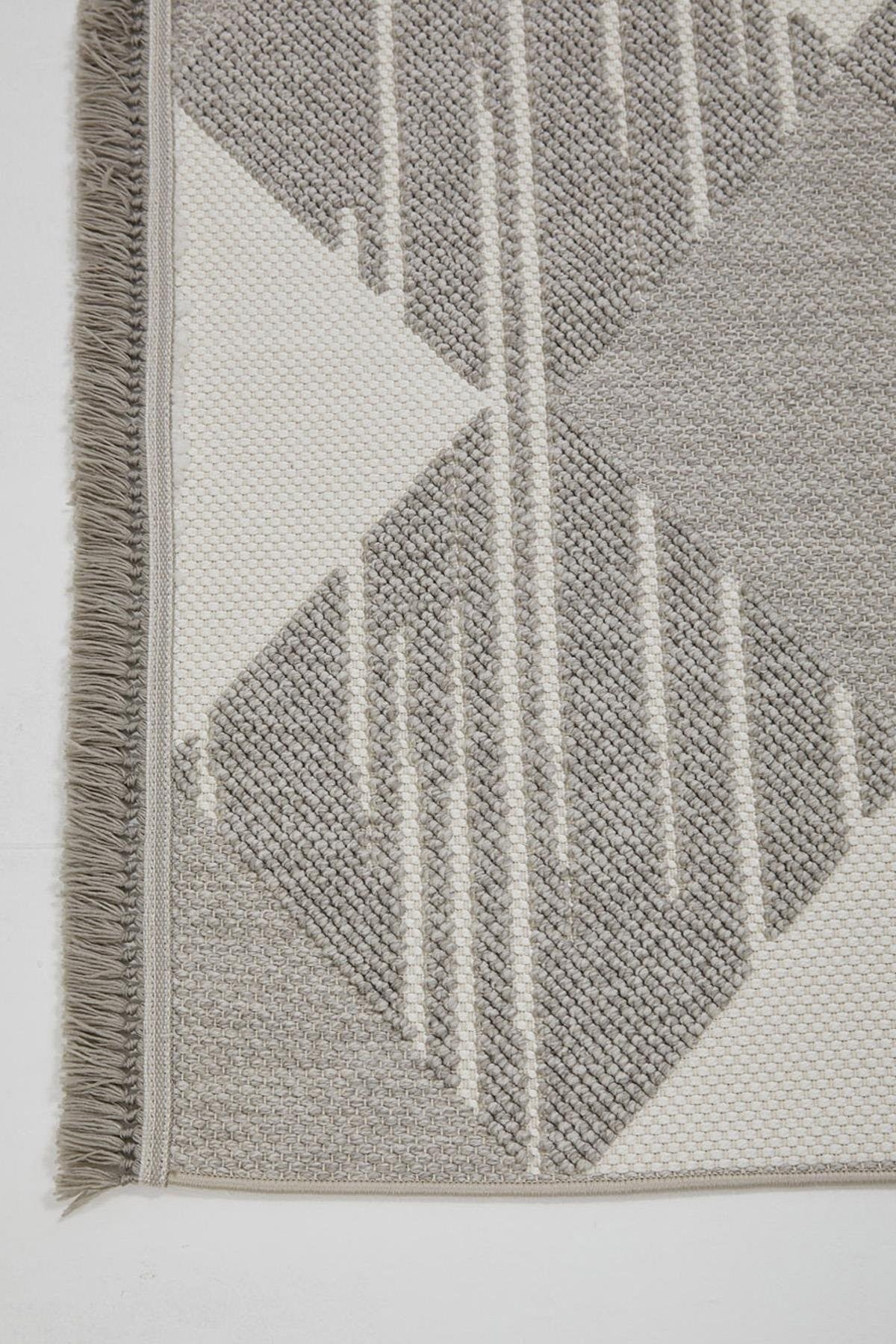 Evdeco Vena 1458 Gri Yumuşak ve Parlak Tuşeli Kesme Halı