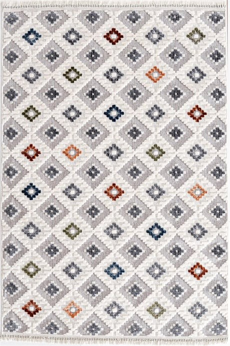 Evdeco Pera 7806 Multi Yumuşak Dokulu Modern Salon Halısı