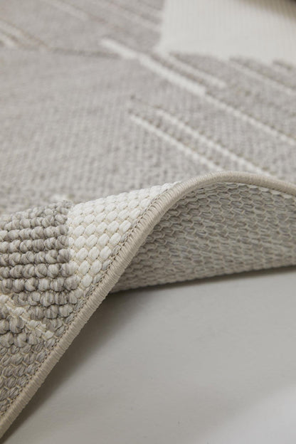 Evdeco Vena 1458 Gri Yumuşak ve Parlak Tuşeli Kesme Halı