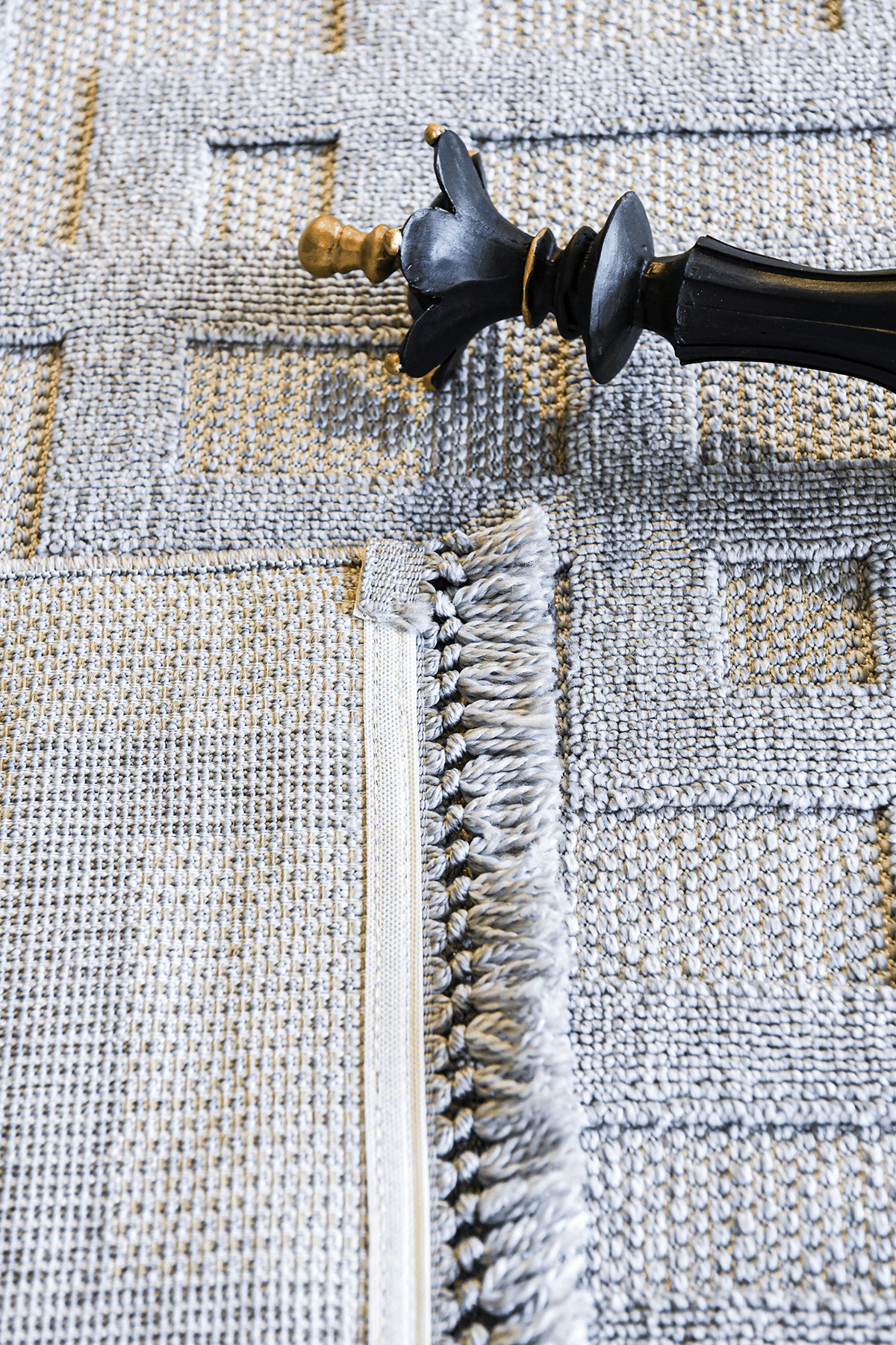 Seka Halı Tina 7509 Gri Yumuşak Tuşeli Kesme Halı