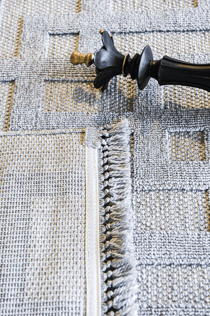 Seka Halı Tina 7509 Gri Yumuşak Tuşeli Kesme Halı