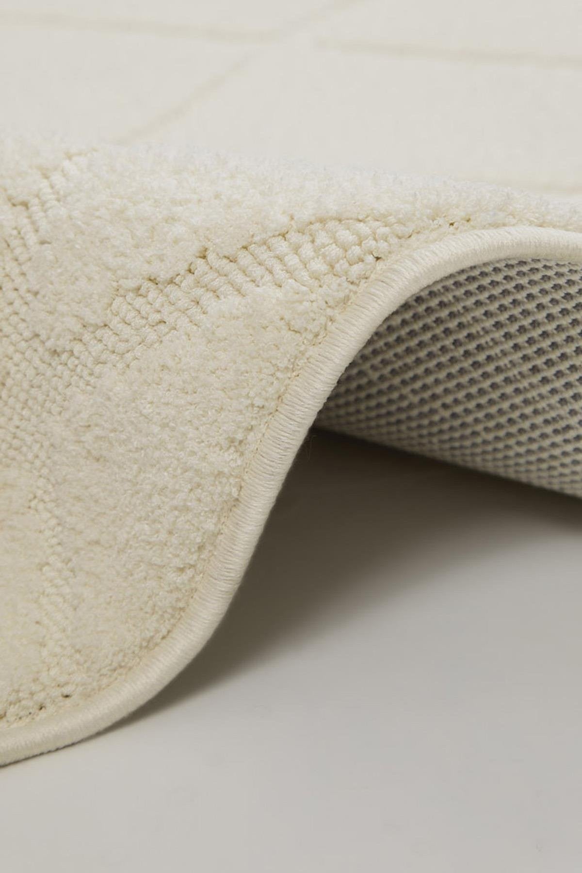 Evdeco Elizya 3109 Krem Modern Kesme Yolluk Halı