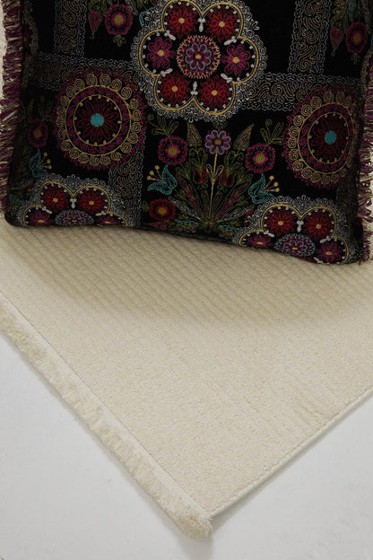 Seka Halı Violet 3601 Krem Yumuşak Dokulu Modern Salon Halısı