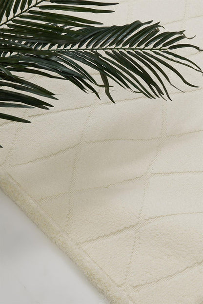 Evdeco Elizya 3109 Krem Modern Kesme Yolluk Halı