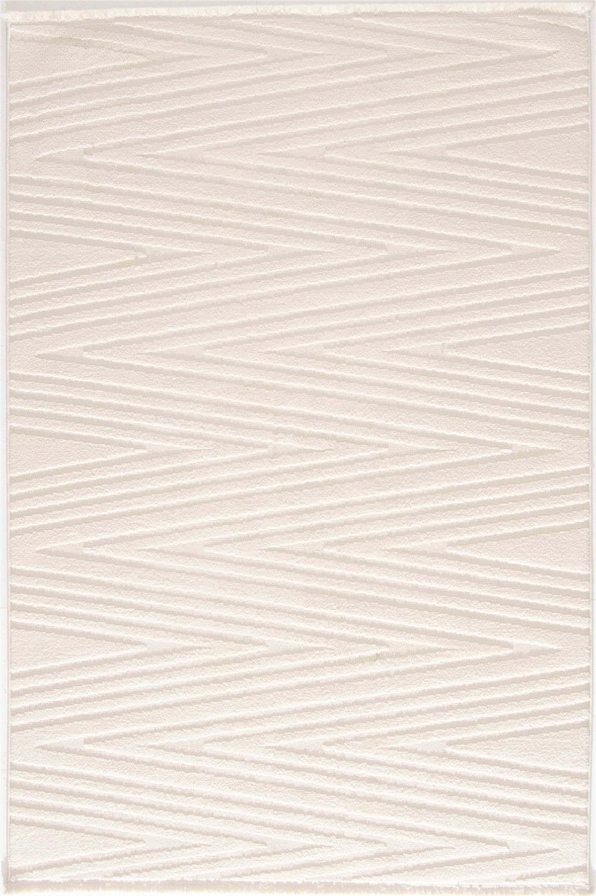 Seka Halı Elizya 3105 Krem Modern Kesme Yolluk Halı